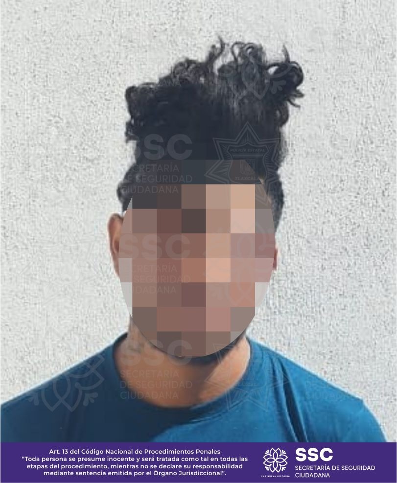 Detiene SSC a sujeto en posesión de objetos óptimos para agredir en Nanacamilpa